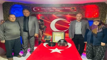 Manisa Büyükşehir’den şehit ailesine ziyaret