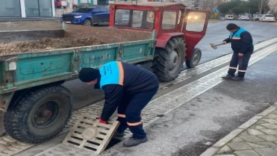 Manisa Salihli’de taşkın önlemleri sürüyor