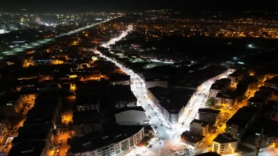 Manisa’da Horozköy Caddesi ışıl ışıl