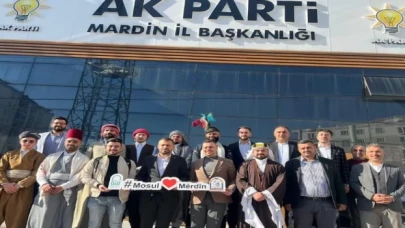 Musul Kültür Sanat Evi temsilcilerinden AK Parti ziyareti