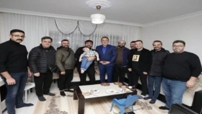 Nevşehir’de SMA hastası Yusuf Eren’e sürpriz doğum günü