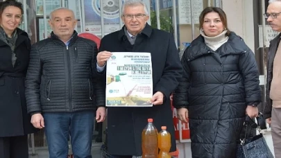 Ödemiş Belediyesi’nden çevreye duyarlı kampanya “5 litre bitkisel atık yağı getir hediye çekini götür”