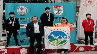 Sakaryalı sporcudan Türkiye Şampiyonluğu’na tam isabet