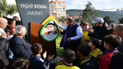 Yaşar Kemal Parkı Çiğli’de Törenle Açıldı