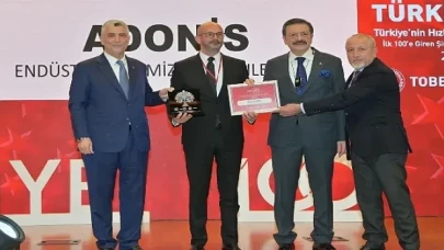 Adonis hızlı büyümesiyle TOBB Türkiye 100 listesine girdi