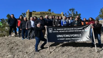 Ankara’ya 6 Şubat Depremi anısına hatıra ormanı