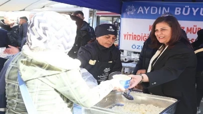 Aydın Büyükşehir Belediyesi’nden Miraç Kandili ve 6 Şubat depreminde hayatını kaybeden vatandaşlar için hayır