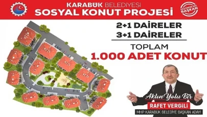 Başkan Vergili’den 1.000 Adet Konut Projesi