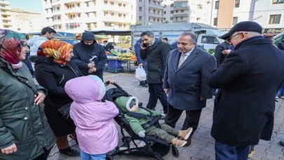 Başkan Yalçın’a yoğun ilgi