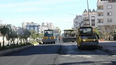 Boğaçayı Caddesi Asfaltı yenileniyor