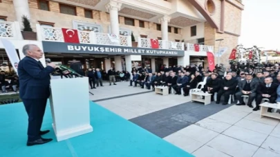 Büyükşehir Millet Kütüphanesi açıldı