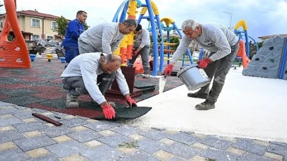 Çamyuva Mahallesi’nde park çalışması