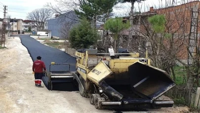 Çeltikçide Bağlantı Yolları Asfaltla Kaplandı