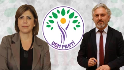 DEM Parti'nin İBB Eş Başkan adayları Meral Danış Beştaş ve Murat Çepni oldu