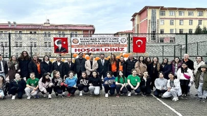 Eczacıbaşı Spor Kulübü’nden Kahramanmaraş Aziz Sancar Anadolu Lisesi’ne Voleybol Sahası