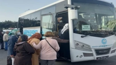 Manisa’da kandilde mezarlıklara ücretsiz ulaşım