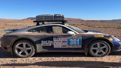 Pirelli Scorpion All Terrain Plus için çöl testi: Porsche 911 Dakar,  Almanya-Senegal Parkurunu tek lastik setiyle tamamladı