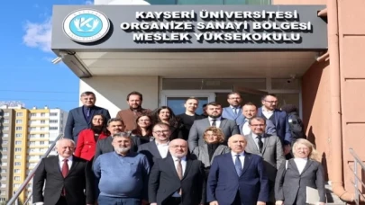 Prof.Dr. Ak’tan KAYÜ MYO’ya ziyaret