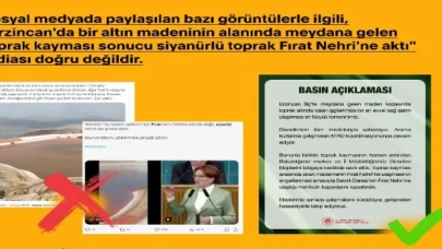 Siyanürlü toprak Fırat Nehri’ne mi aktı? Yanıt İletişim’den geldi...