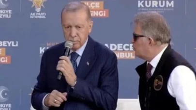 Erdoğan sahneye Murat Kurum'u çağırınca görevliden uyarı geldi: Efendim onlar Sancaktepe’de