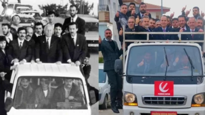 Fatih Erbakan babasının ikonik pozunu verdi