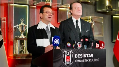 İmamoğlu, Beşiktaş'ı ziyaret etti: "Centilmence bir yarış temenni ediyoruz"