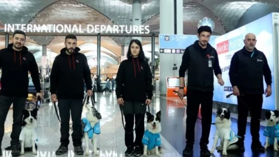 Türkiye'de ilk: İstanbul Havalimanı'nda uçuş stresine köpekli önlem