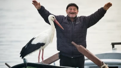 Yaren leylek bu yılda Adem Yılmaz'ı unutmadı