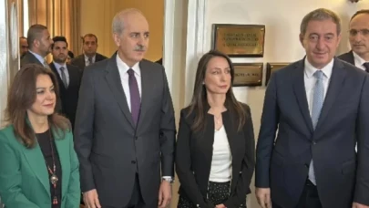 Anayasa turuna çıkan Kurtulmuş'tan DEM Parti'ye ziyaret