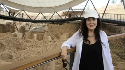 Türkan Şoray'dan Göbeklitepe'ye ziyaret