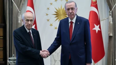 Cumhurbaşkanı Erdoğan, MHP Genel Başkanı Bahçeli ile görüştü