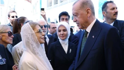 Erdoğan, Özer Uçuran Çiller'in cenaze törenine katıldı: 'Ülkemize hizmetleri olan biriydi'