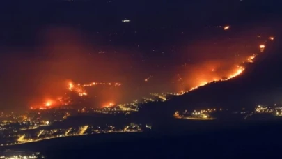 Hizbullah'tan İsrail'e saldırı: Birçok noktada yangın çıktı