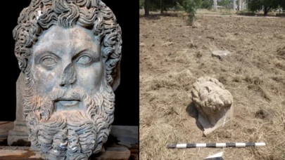 Aphrodisias Antik Kenti'nde "kolosal Zeus başı" bulundu