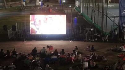 Aydın Tekstil Park’ta sinema geceleri yoğun ilgi gördü