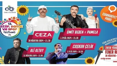 13. Çorlu Kültür, Sanat ve Spor Festivali Başlıyor