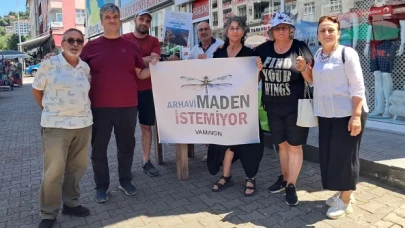 Artvin Arhavi'de, cumartesi günü maden aramalarını protesto yürüyüşü gerçekleştirilecek