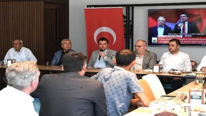 Başkan Aydın muhtarlarla bir araya geldi