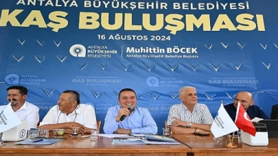 Başkan Böcek Kaşlı muhtarlarla buluştu