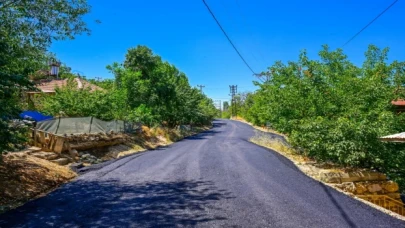 Başkan Er Hekimhan’daki yol çalışmalarını inceledi