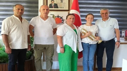 Başkan Topaloğlu’na Cimcim’den nezaket ziyareti