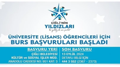 Çiğli’de Üniversite Burs Başvuruları başladı