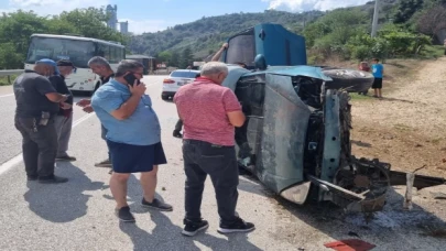 Düzce’de trafik kazası: 3 yaralı