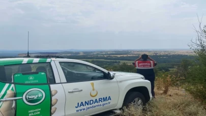 Edirne jandarma’dan yangınlara karşı sıkı denetim