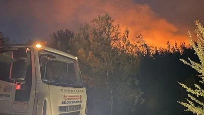 Efes Selçuk Belediyesi’nden yangın bölgesine destek