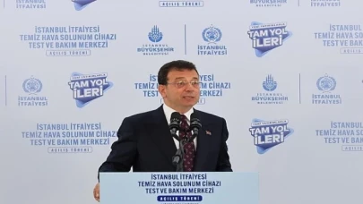 Ekrem İmamoğlu, İstanbul İtfaiyesi’ni dışa bağımlı olmaktan kurtaracak &apos;Temiz Hava Solunum Cihazı Test ve Bakım Merkezi’ açılışında konuştu