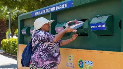 Gaziemir’de Mobil Atık Getirme Merkezleri’yle atıklar dönüşüyor