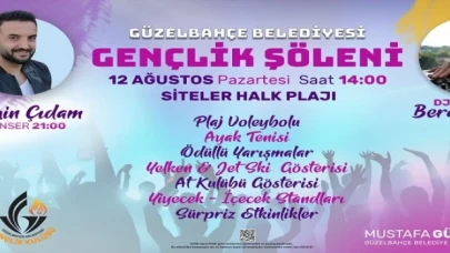 Güzelbahçe’de Gençlik Şöleni başlıyor