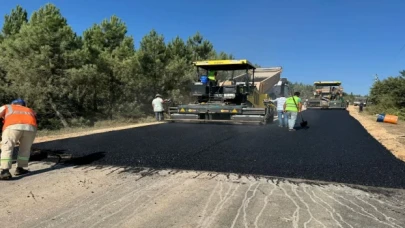 Kocaeli Derince ile köyler arasındaki yol yenileniyor