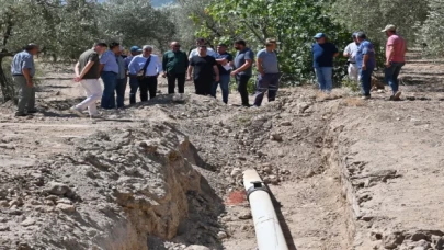 Manisa’da 2 bin 100 dekar arazi Öveçli ile suya kavuşacak